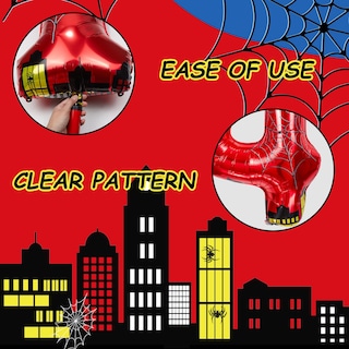 Foto 6 | Foto 6 | Globos De Aluminio Laackys Con Diseño De Araña Número 40 Cm Para Fiestas - Venta Internacional.