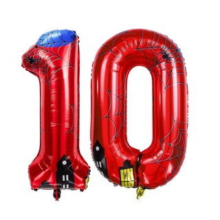 Foto 1 | Foto 1 | Globos De Aluminio Laackys Con Diseño De Araña Número 40 Cm Para Fiestas - Venta Internacional.