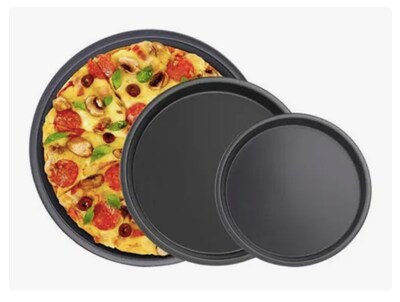 Foto 1 | Foto 1 | 3 Moldes Xtellar Para Hornear Pizza Acero Inoxidable