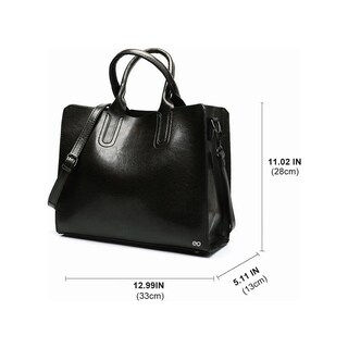 Foto 4 | Foto 4 | Bolso De Hombro Con Asa Superior Cuero Pu Eo Safe Imports Esi-21537 Negro