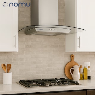 Foto 2 | Foto 2 | Nomu Campana De Extracción Cristal Curvo 90cm Acero Inoxidable