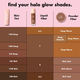 Foto 2 | Foto 2 | Hidratante Con Color E.l.f. Halo Glow Skin Tint Spf 50 13 Deep - Venta Internacional.