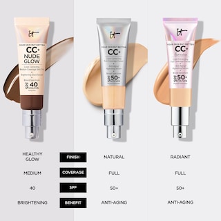 Foto 7 | Foto 7 | Foundation It Cosmetics Cc+ Nude Glow De 32 Ml Con Factor De Protección Solar 40 - Venta Internacional.