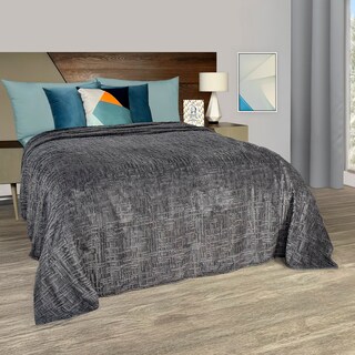 Foto 2 | Foto 2 | Cobertor Ligero King Size Elefantito Hogar Camelis Color Gris Oxford Premium Jacquard 3d