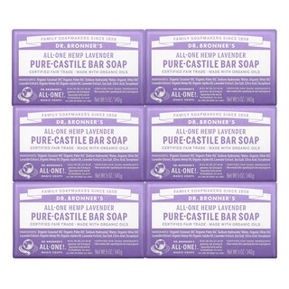 Foto 1 | Foto 1 | Jabón En Barra Dr. Bronner's Pure-castile Lavender  150 Ml  Paquete De 6 - Venta Internacional.