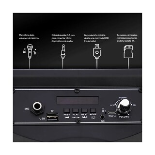 Foto 2 | Foto 2 | Bocina Belug Select Sound Con Bluetooth Negro