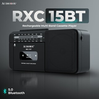 Foto 3 | Foto 3 | Reproductor De Casetes Portátil Audiobox Rxc-15rbt Con Bluetooth - Venta Internacional.