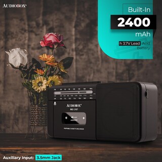 Foto 4 | Foto 4 | Reproductor De Casetes Portátil Audiobox Rxc-15rbt Con Bluetooth - Venta Internacional.