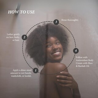 Foto 3 | Foto 3 | Jabón Body Wash Shea Radiance African Black 473 Ml Sin Perfume - Venta Internacional.