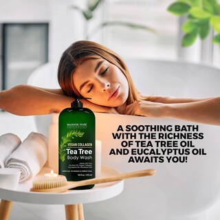 Foto 7 | Foto 7 | Gel De Baño Majestic Pure Tea Tree 480 Ml (paquete De 2) - Venta Internacional.