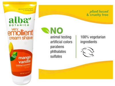 Foto 7 | Foto 7 | Crema De Afeitar Alba Botanica Mango Vanilla 240 Ml (paquete De 2) - Venta Internacional.