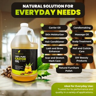 Foto 3 | Foto 3 | Aceite De Ricino Natural Elements 100% Grado Usp Prensado En Frío - Venta Internacional.