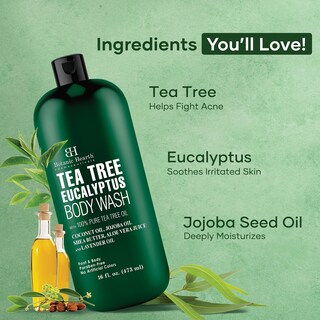 Foto 2 | Foto 2 | Gel De Baño Botanic Hearth Eucalipto Árbol De Té 480 Ml - Venta Internacional.