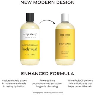 Foto 3 | Foto 3 | Gel De Baño Deep Steep Pomelo Y Bergamota 500 Ml Vegano - Venta Internacional.