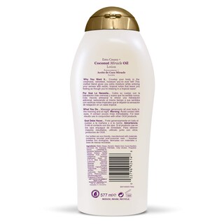 Foto 3 | Foto 3 | Loción Corporal Ogx Extra Creamy Coconut Miracle Oil 575 Ml - Venta Internacional.