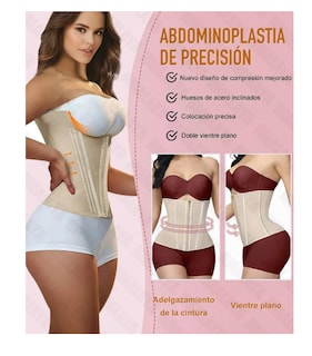 Foto 6 | Foto 6 | Faja Colombiana Doble Cierre Reloj De Arena Cinturilla Látex