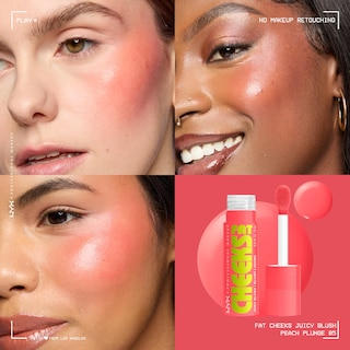 Foto 4 | Foto 4 | Maquillaje Profesional Liquid Blush Nyx Para Mejillas Gordas Color Melocotón - Venta Internacional.