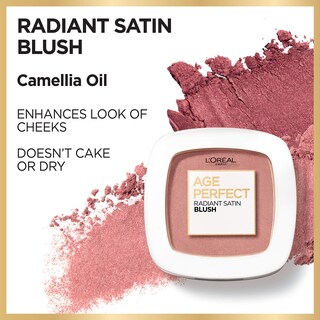 Foto 3 | Foto 3 | Blush L'oreal Paris Age Perfect Radiant Satin Con Aceite De Camelia - Venta Internacional.