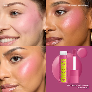 Foto 4 | Foto 4 | Maquillaje Profesional Liquid Blush Nyx Para Mejillas Gordas Color Ciruela Pop - Venta Internacional.