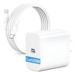 Cargador Tipo C Belug Carga Rápida Pd 20w Con Cable C A C Blanco