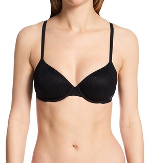 Foto 1 | Foto 1 | Brasier Calvin Klein Lightly Lined Demi Color Negro Cómodo De Encaje