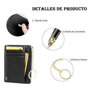Foto 2 | Foto 2 | Tarjetero Para Mujer Eo Safe Imports Esi-21395 Negro
