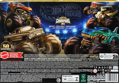 Foto 6 | Foto 6 | Campeones Del Trofeo Monster Trucks De Toy Cars And Trucks Hot Wheels - Venta Internacional.