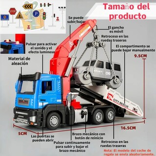Foto 3 | Foto 3 | ''grúa De Ingeniería De Aleaciones Para Niños Con Luz ''