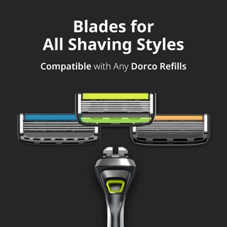 Foto 6 | Foto 6 | Sistema De Afeitado Dorco Pace 5 Pro Para Hombre Con Recortadora Y 9 Cartuchos - Venta Internacional.