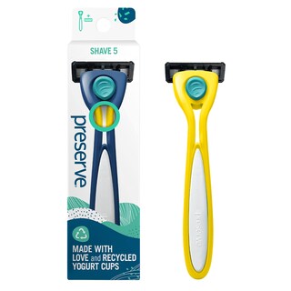 Foto 1 | Foto 1 | Razor Preserve Shave 5 Recargable Con Cinco Cuchillas Color Amarillo Claro - Venta Internacional.