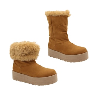 Foto 8 | Foto 8 | Botín Bota Con Peluche De Invierno Cómoda Senties 27-8102