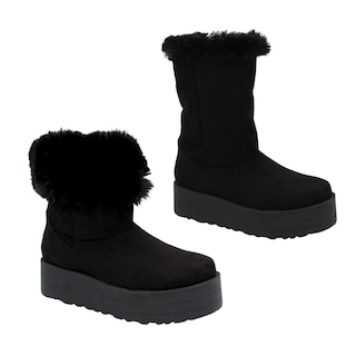 Foto 8 | Foto 8 | Botín Bota Con Peluche De Invierno Cómoda Senties 27-8102