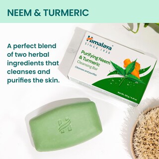 Foto 4 | Foto 4 | Jabones Limpiadores En Barra Himalaya Paquete Variado 130 Ml Neem Y Cúrcuma - Venta Internacional.