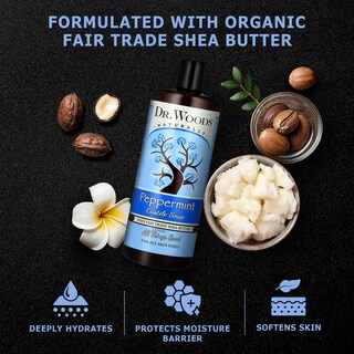 Foto 4 | Foto 4 | Jabón Líquido De Castilla Dr. Woods Peppermint 960 Ml  Paquete De 2 - Venta Internacional.