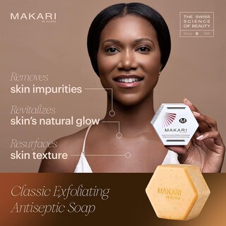 Foto 2 | Foto 2 | Jabón Antiséptico Exfoliante Makari Classic 200 Ml (paquete De 2) - Venta Internacional.