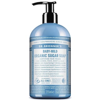 Foto 1 | Foto 1 | Jabón De Azúcar Orgánico Dr. Bronner's Baby Mild 355 Ml Negro - Venta Internacional.