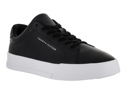Foto 3 | Foto 3 | Tenis Tommy Hilfiger Sneakers Th Court Elegante Casual Xm05 Negro Para Hombre