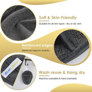 Foto 7 | Foto 7 | Almohadillas Desmaquillantes Sinland De Microfibra Reutilizables Paquete De 12 - Venta Internacional.