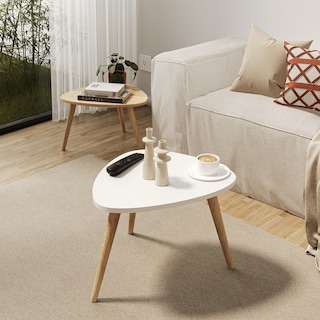 Foto 7 | Foto 7 | Mesa De Centro 2 Pzas Ham Moru Color Blanco Y Roble