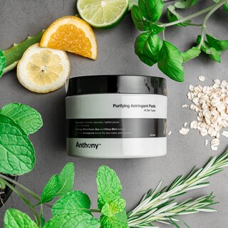 Foto 3 | Foto 3 | Almohadillas Limpiadoras De Poros Anthony Con Hamamelis 60 Unidades Con Aloe Vera - Venta Internacional.