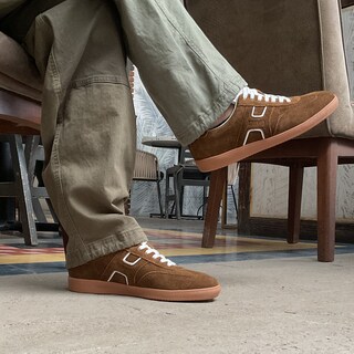 Foto 2 | Foto 2 | Tenis Atacama Justin Gamuza Café De Piel Forro Vacuno Ligeros Y Cómodos Unisex