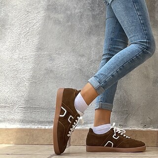 Foto 6 | Foto 6 | Tenis Atacama Justin Gamuza Café De Piel Forro Vacuno Ligeros Y Cómodos Unisex