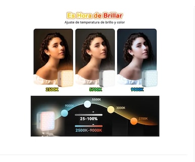 Foto 2 | Foto 2 | Luz Led Para Celular Lámpara Led Recargable Para Selfies