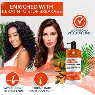 Foto 2 | Foto 2 | Acondicionador De Queratina Sulfato De Bellisso Sin Parabenos 500 Ml - Venta Internacional.