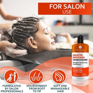 Foto 5 | Foto 5 | Acondicionador De Queratina Sulfato De Bellisso Sin Parabenos 500 Ml - Venta Internacional.