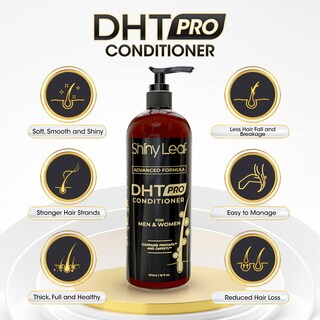 Foto 6 | Foto 6 | Acondicionador Shiny Leaf Bloqueador De Dht Biotina 473 Ml Para Cabello Fino - Venta Internacional.