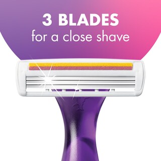 Foto 3 | Foto 3 | Maquinilla De Afeitar Desechable Bic Soleil Twilight Para Mujer 4 Hojas X 24 - Venta Internacional.
