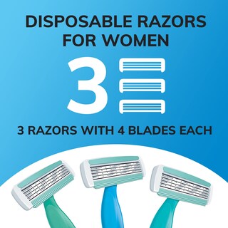 Foto 2 | Foto 2 | Razors Bic Soleil Comfort De 4 Cuchillas Desechables Para Mujer  6 Unidades - Venta Internacional.