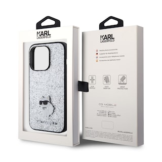 Foto 8 | Foto 8 | Funda Original Karl Brillos Choupette Iphone 15 Pro Plata
