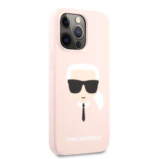 Foto 4 | Foto 4 | Funda Original Karl Silicona Cabeza Karl Iphone 13 Pro Rosa